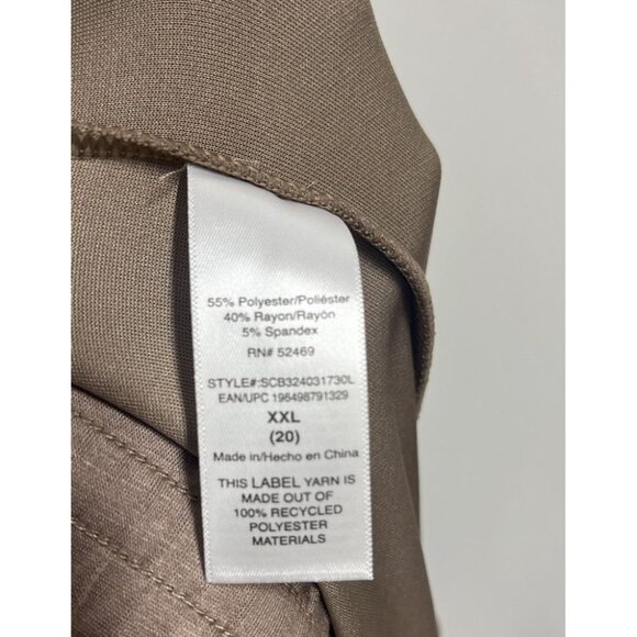 NEW Plus Size Wide Leg Cargo Sweatpants size XXL (20) Women’s Fall Winter Comfy - Picture 7 of 8